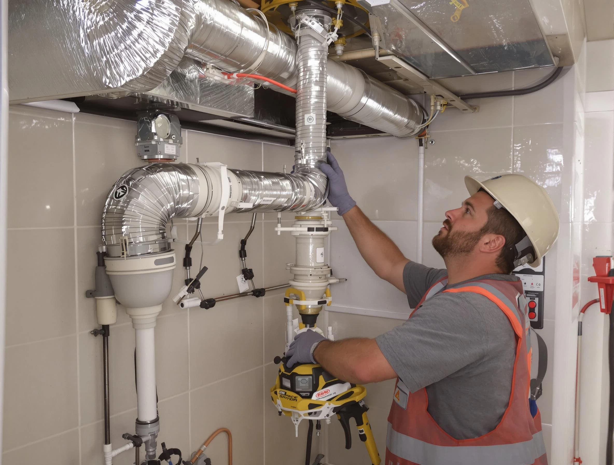 Castle Pines Dryer Vent Cleaning expert performing professional dryer vent repair and installation in Castle Pines