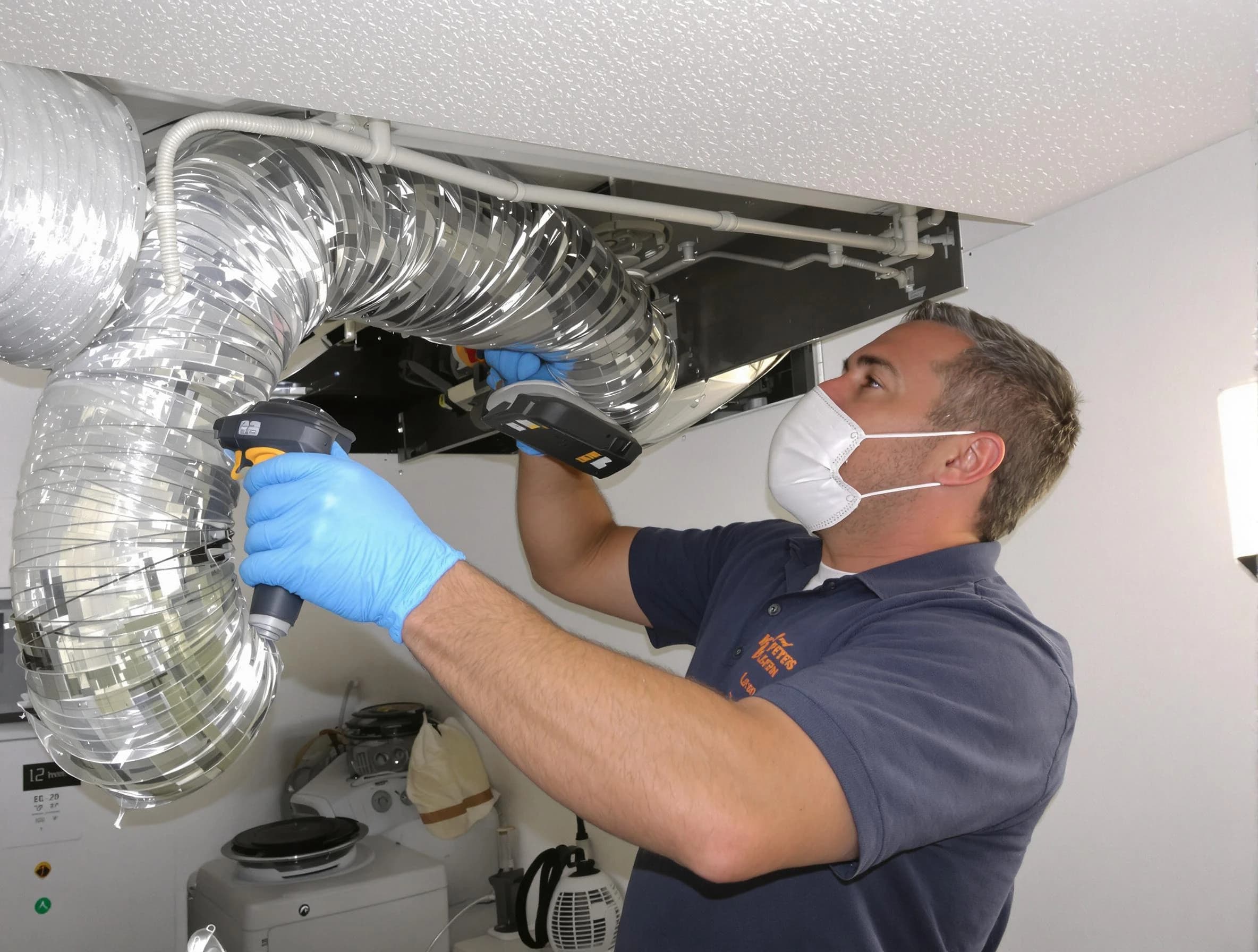 Castle Pines Dryer Vent Cleaning professional performing thorough residential dryer vent cleaning in Castle Pines